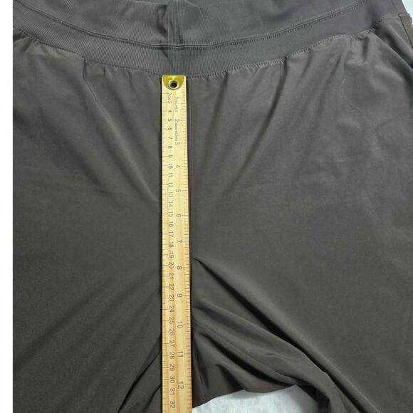 Athleta Nolita Slim Crop Pant 980400 Size 18 (34x24) High Rise Brown Pull-on - Picture 5 of 7